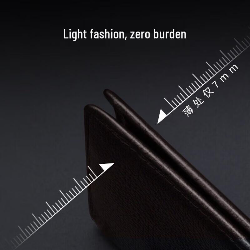 Seven Wolves Men's Genuine Leather Bi-fold Wallet