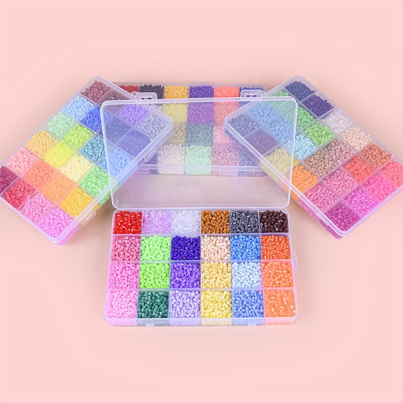 96 Colors 2.6mm Perler Beads Refill Pack - DIY Craft & Educational Toy Set