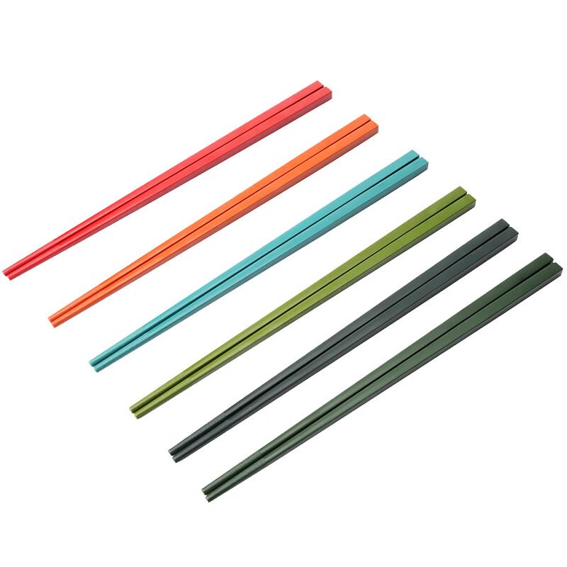 

Kambach Colorful Alloy Chopsticks - 6 Pairs