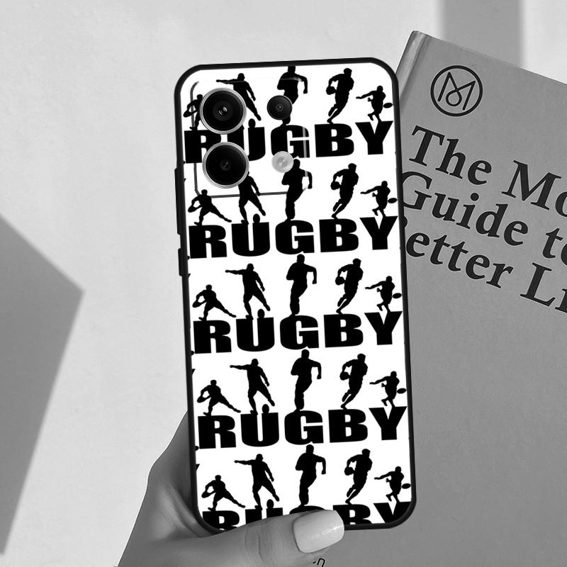 

Rugby Football Sport Cover For Xiaomi Redmi Note 11 10 12 13 14 Pro 11S 12S Case For Redmi 15C 10C 13C 12C 14C 15 Redmi Note 10 Pro