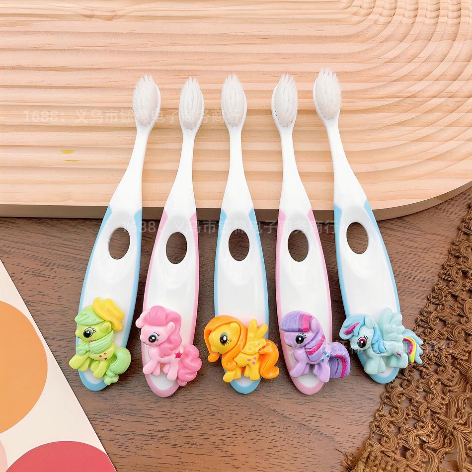 My Little Pony Soft Bristle Toothbrush for Ages 3-12, Advanced Gum Protection
