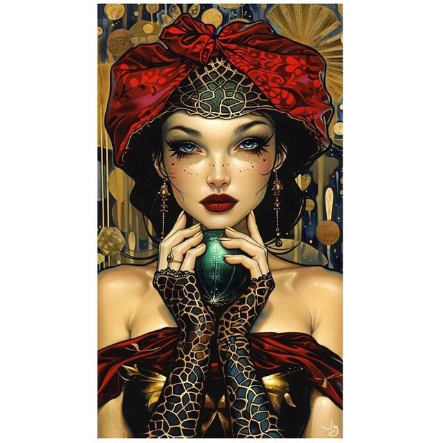 DIY 5D Diamant Malerei Kits Neue 2024 Böhmische Frau Kreuz Stich Kits Mosaik Diamant Stickerei Für Home Decor (1)