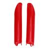 1 Pair Front Fork Guard Red Motorcycle Fork Shock Absorber Protector Replacement for CR125 CR250 CR500 1993 2007