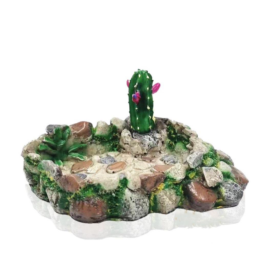 Artificial Turtle Dish Creative Pets Feeding Plate Fish Tank Ornaments Reptile Food Bowl  Lizard
