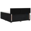 Box Spring Bed with Mattress Black 140 x 190 cm Fabric