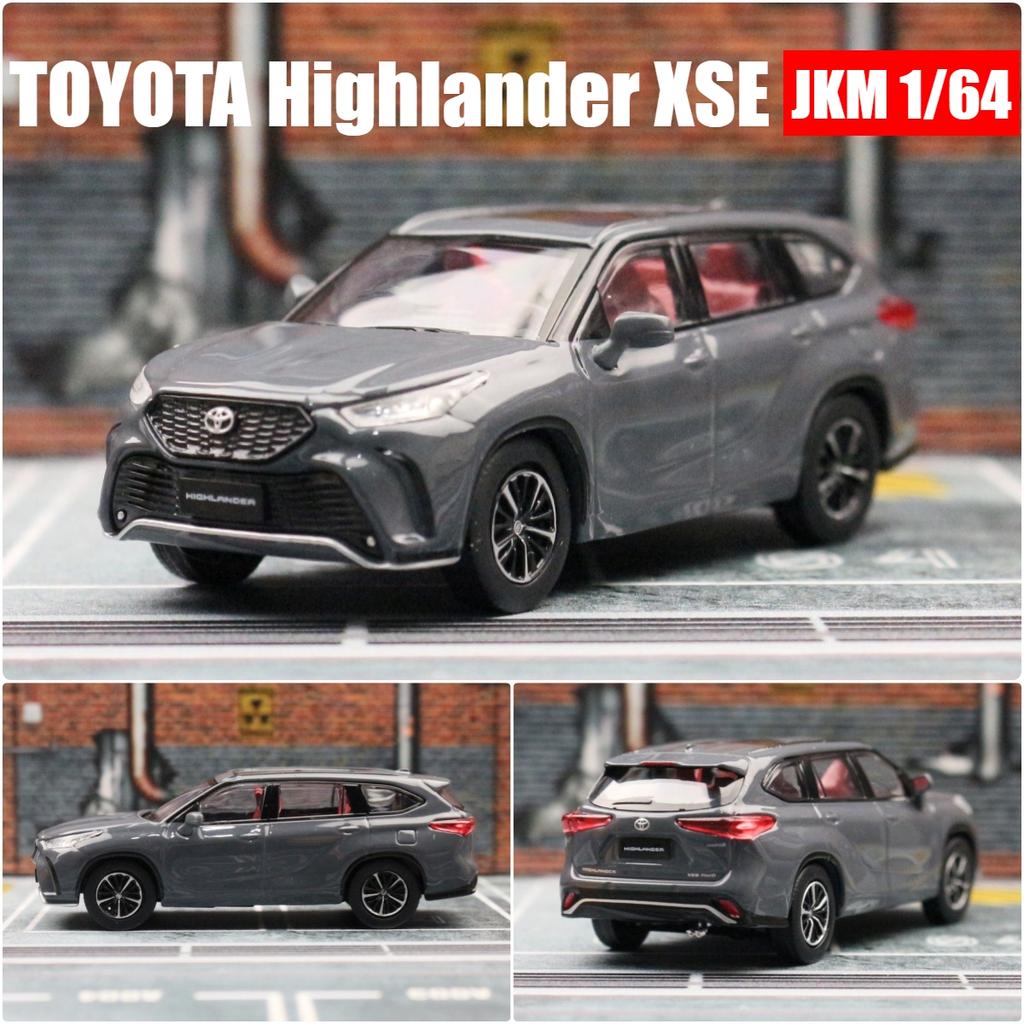 1/64 TOYOTA Highlander XSE Hybrid Miniature Model JKM 1/64 Premium SUV Toy Car Vehicle Free Wheels Diecast Alloy Collection Gift