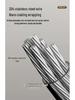 Gun Gray Retractable Invisible Clothesline for Indoor, No-Punch Installation; Ideal for Bathroom or Balcony.