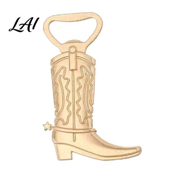 Cowboy Themed Celebration Supplies Boot Bottle Opener Durable Zinc Alloy Western Theme Openers with Style Party Giveaways Thank You Card Unique