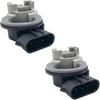 BESULEN Turn Signal Light Bulb Socket, Light Socket Wire Harness Holder, F1TZ-13411-F Compatible with F150, LED Bulb Tail Brake Light Lamp Holder,