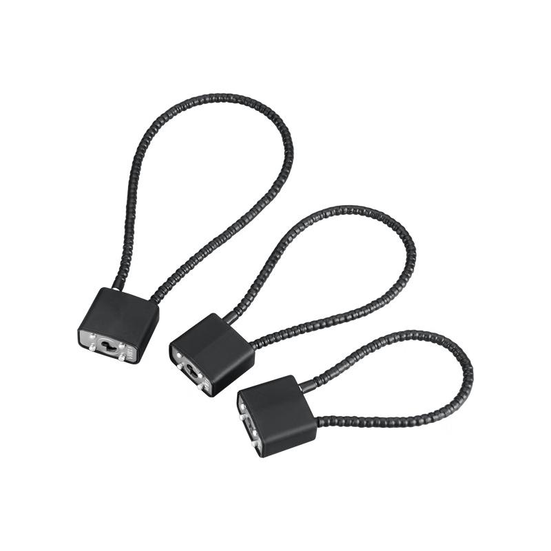 DragonEye 20cm Steel Wire Cable Padlock - Black, Keyed Alike