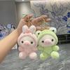 Cute Transforming Pig Plush Keychain Adorable Stuffed Animal Bag Charm For Kids