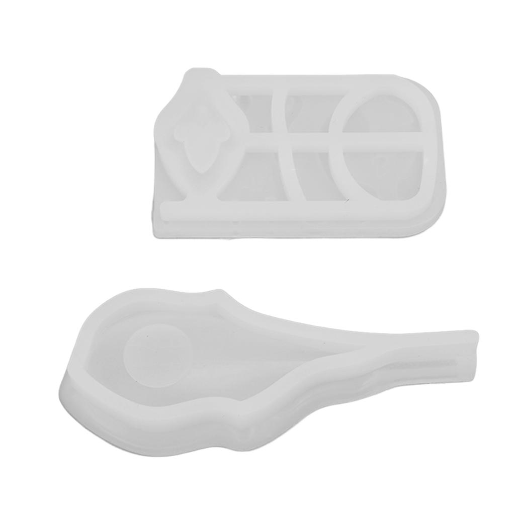 2Pcs Silicone Mold Unique Exquisite Pipa Shape Design Elastic Easy Demoulding Mould Handicraft Gift