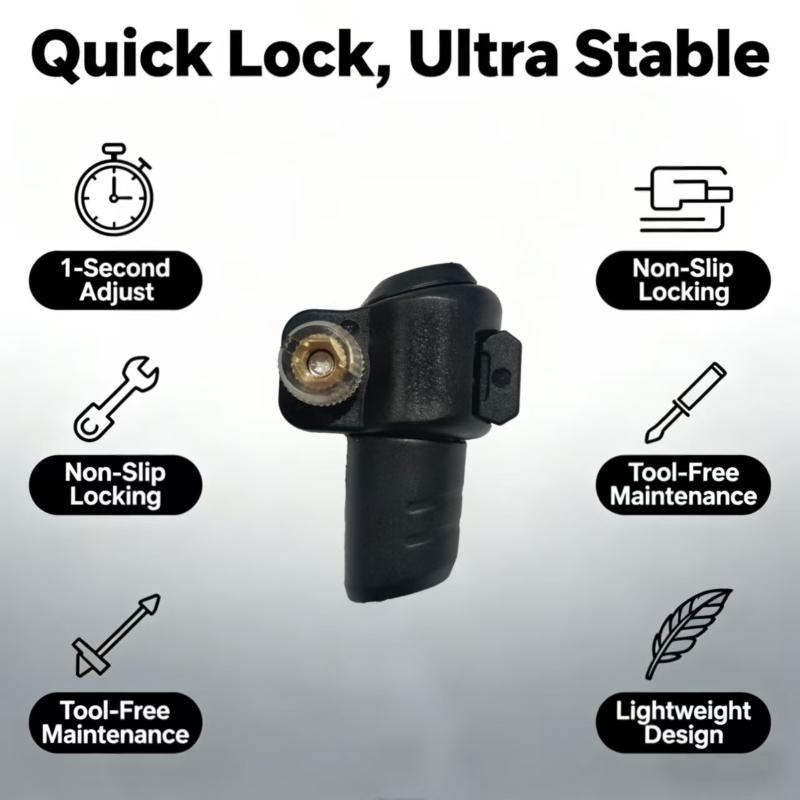 Trekking Pole Lock Buckle 1Pcs External Lock 14mm 16mm Durable Accessory for Outdoor Mountaineering Hiking
