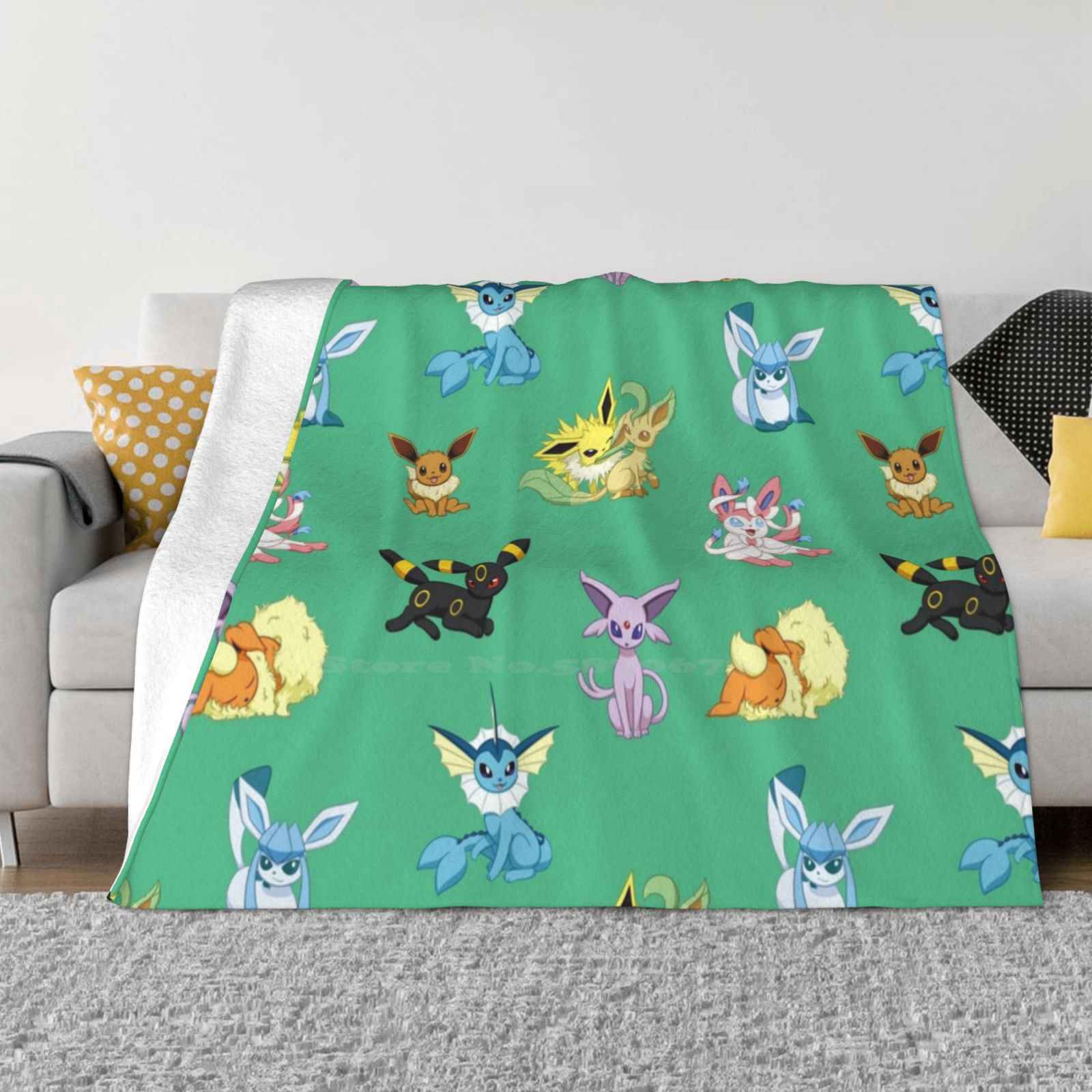 Eeveelutions Tile New Arrival Fashion Leisure Warm Flannel Blanket 30x40in