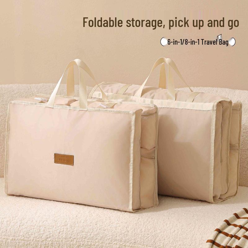 Wall-Mounted Multi-Compartment Travel and Home Storage Bag for Clothes & Underwear