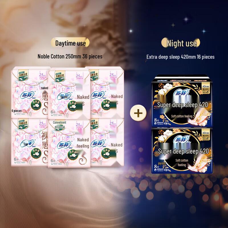 

Sofy Naked Feel S Noble Sanitary Pads Combo