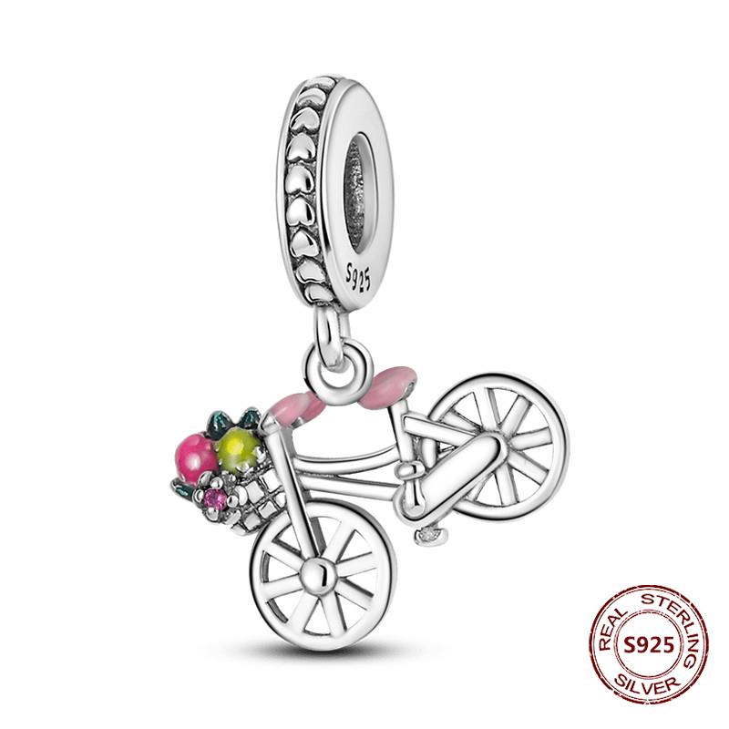 Chameleon Luminous Firefly Charm Fit  S925 Original Bracelets Butterfly S925 Silver Beads For DIY Jewelry Birthday Gift
