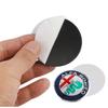 For Alfa Romeo Car Wheel Hub Center Cap Metal Emblem Stickers For Alfa Romeo Giulietta GT 159 147 156 Mito Brera Giulia F1 Stelv