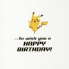 Hallmark Pokemon Birthday Card (Wild Pikachu)