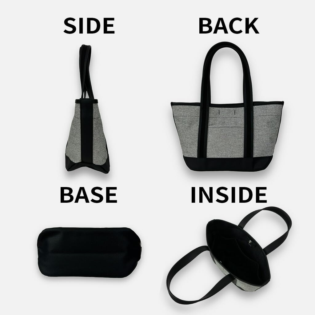 Porter Boyfriend Tote Chambray Tote Size Bag, S, 877-18541, Beige/40