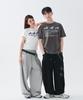 ESCAPEFROM [Escf X Hot Today] E Star Hotfix Detail Incision Sweatpants Black