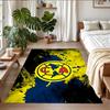 Anti‑Slip Crystal Velvet Floor Rug, Club America Design Carpet for Indoor Living Bedroom Home Decoration