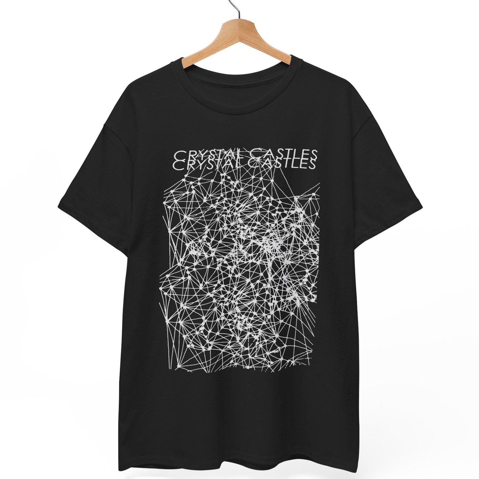 Crystal Castles T-Shirt, Crimewave Album Art, Electronic Music Tee M