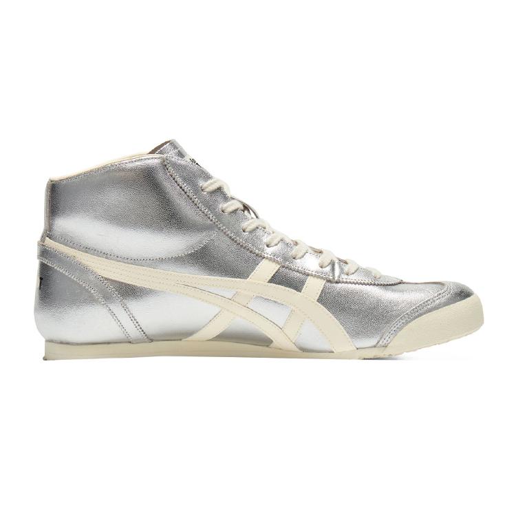 Onitsuka Tiger Mexico Mid Runner Sports Retro Durable Mid-Top Lifestyle Casual Shoes Unisex sneaker Silver 1183B577-020