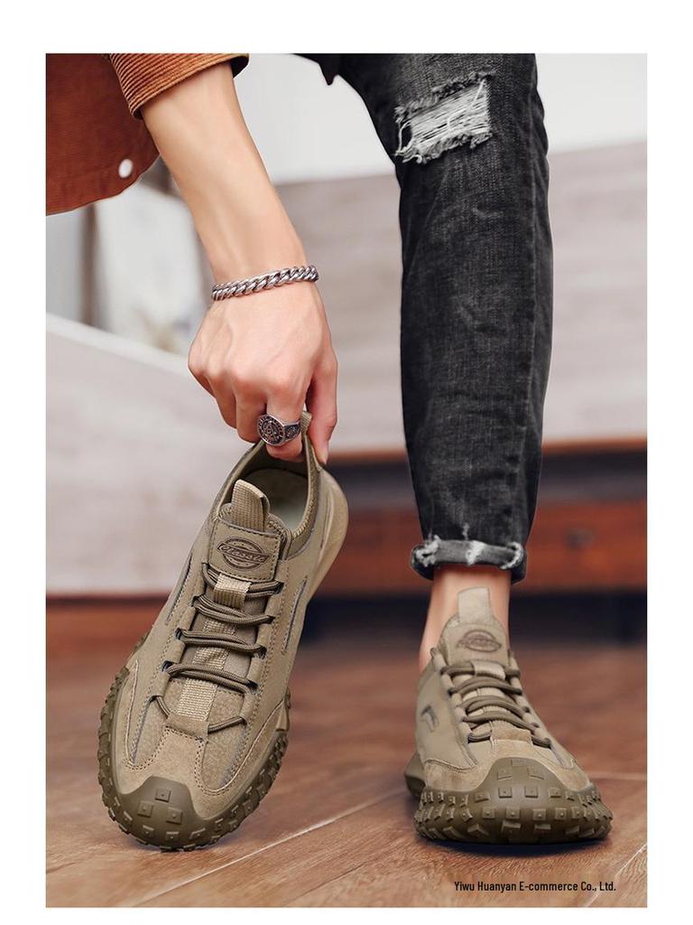Herbst 2024 Herren Rutschfeste Sportliche Freizeitschuhe für Arbeit, Outdoor, Klettern und Arbeitsschutz.