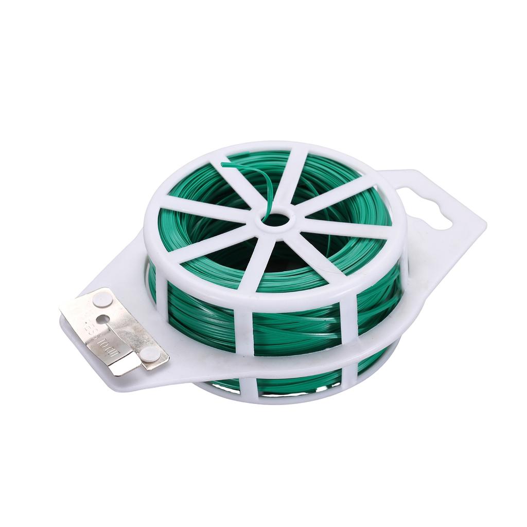 Garden Plant Tie Roll for Climbing Plants and Rose Vines Flexible Twist Wire with Cutter for Plant Support 20m 30m 50m 100m