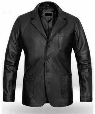 AL KHALID Gerçek Yumuşak Yeni Erkek Blazer Ceket %100 Gerçek Kuzu Derisi Slim Fit Ceket Blazer