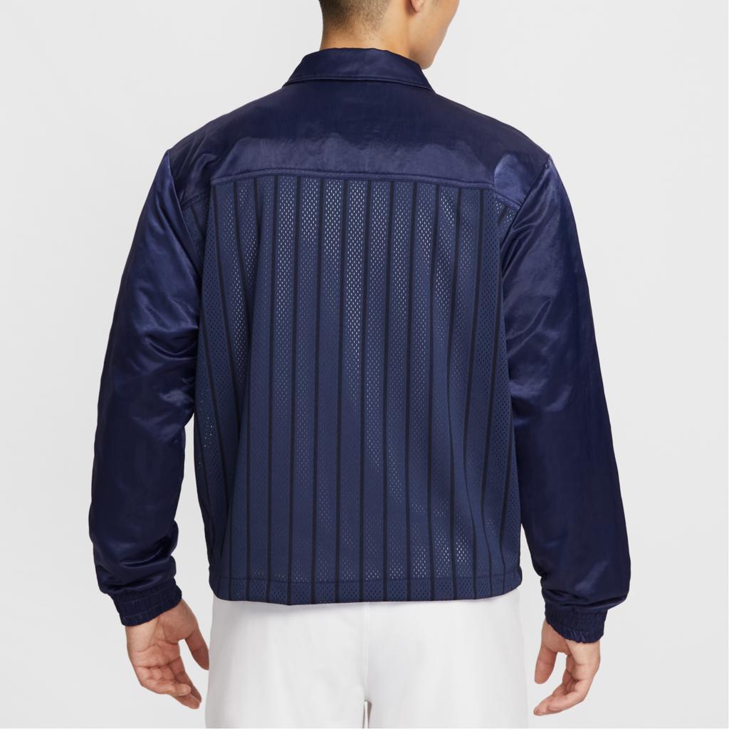 Nike Giacca da Tennis Traspirante a Maniche Lunghe con Zip e Colletto Polo Uomo Giacche IH2295-410