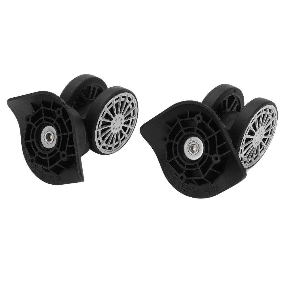 1 Pair Wear Resistant Swivel Wheels Luggage High Bearing Mute Universal Swivel Wheels Caster Replacement Wheels Luggage Repair