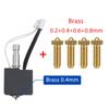For Anycubic Kobra S1 Nozzle 0.2 0.4 0.6 0.8 Hotend Thermistor Kobra S1 Hot End Kit Voor Printkop S1c 3d Printer Accessories