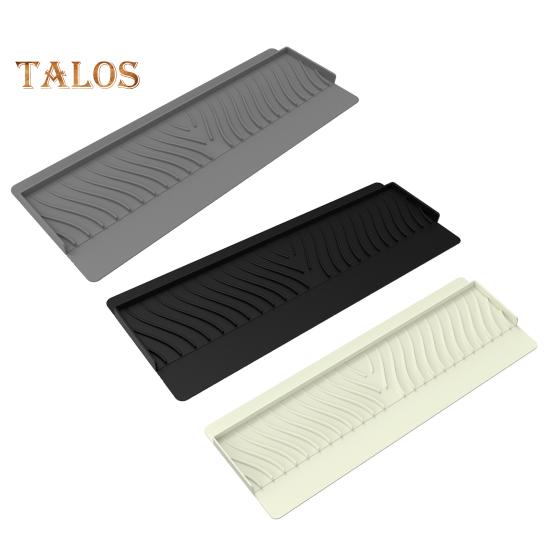 Silicone Sink Edge Protector Splash Guard with Suction Cup Anti-slip Multifunction Countertop Kitchen Bathtub Sink Wash Basin Anti-splash Tray Sink