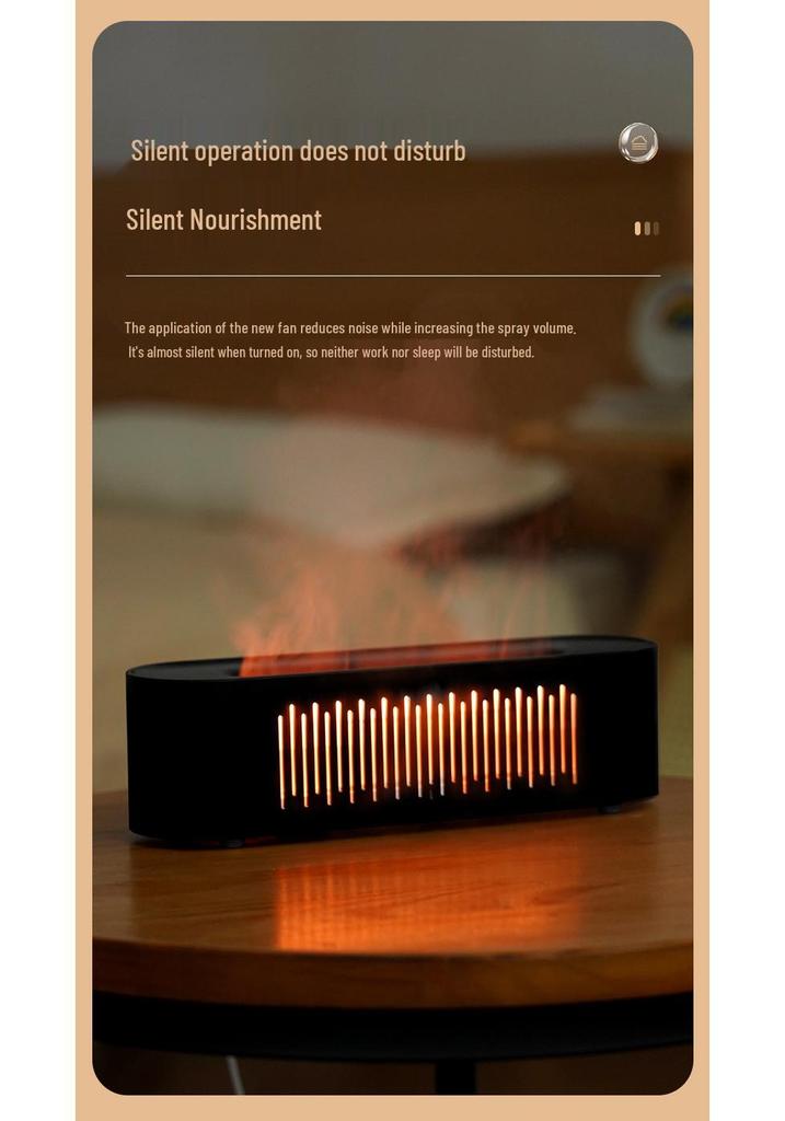 2025 Aroma Diffuser: Simulated Flame, Automatic Sprayer, Essential Oil Air Purifier & Fragrance Machine