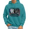 Men's Raglan Long Sleeve Hooded Sweatshirt