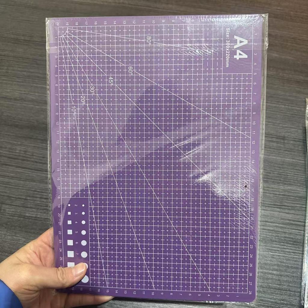 Umweltfreundliche A4 Schneidematte 2,3 mm - Handgefertigte Kunst- und Gravurplatte, verschiedene Stile verfügbar