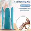 Green Auxiliary Sock Dressing Tool, No Need To Bend Over To Dress Socks, Convenient Sock Dressing Tool for Pregnant Women, 1 Set