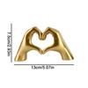 Heart-shaped gesture statue Resin Love Gesture Statues Sculptures Desktop Ornament Sculpture Figurines Office Home Decoration