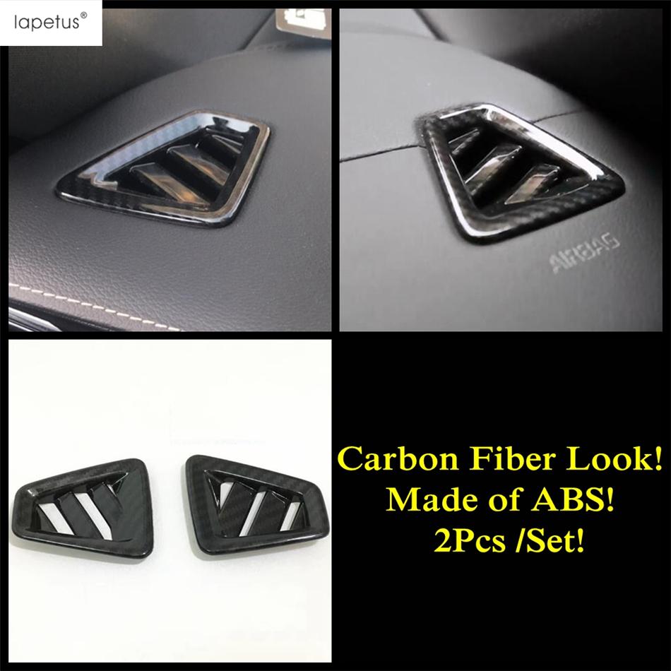 Dashboard AC Air / Window Lift / Handle Bowl / Head Lamp Cover Trim Carbon Fiber Interior Accessories For VOLVO XC60 2018 - 2024