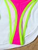 New Multi-Color European & American Lace-Up Bikini: Women's Sexy Three-Piece Swimsuit