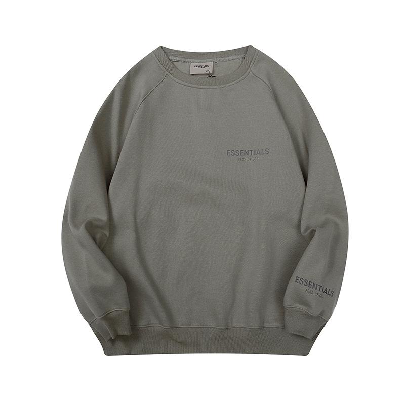 FOG ESSENTIALS Unisex Ronde Hals Sweatshirt - Stijlvol, Losse Pasvorm