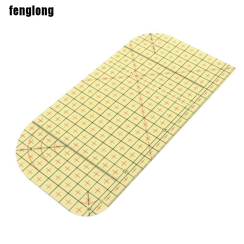 20 / 30 cm Riglă de presare la cald Diy Patchwork Instrument de măsurare a procesului de cusut