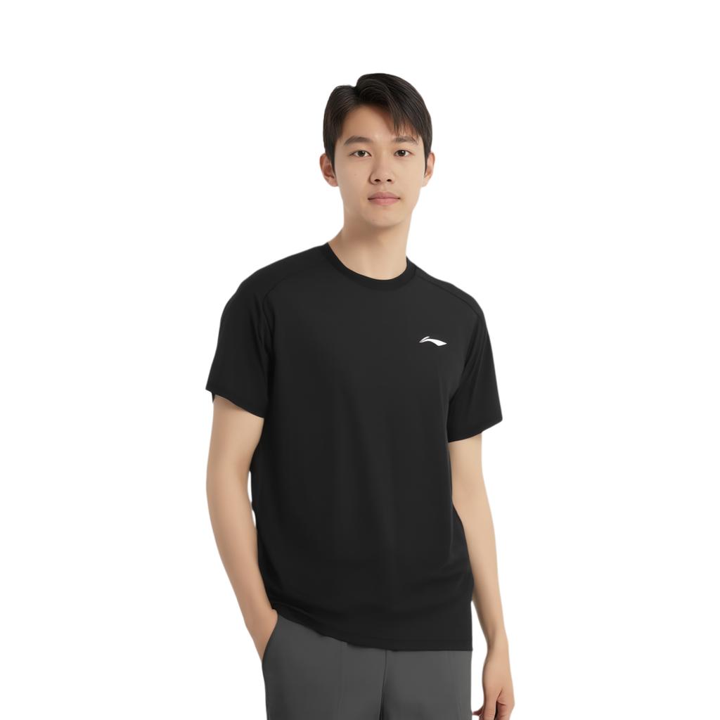 Li Ning Fitness Series T Shirt Men's Black ATST397-2