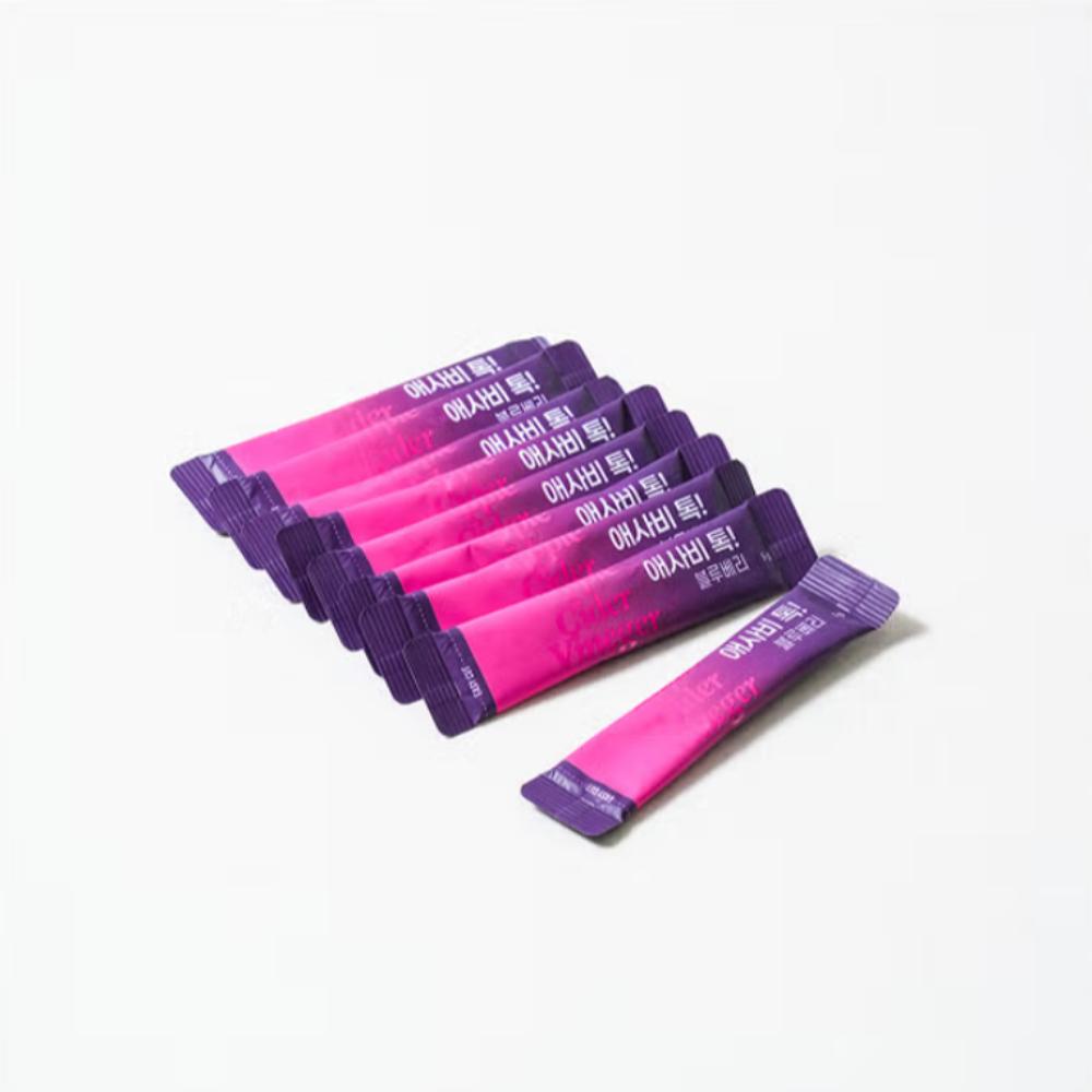 Asabi(ACV, Apple Cider Vinegar) Tok Blueberry + Apple 5 G X 20 Sticks