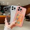 Shockproof Clear Soft Card Holder Wallet Case For iPhone 16E 17 Air 16 15 Pro Max 13 14 15 Pro 12 11 Photo Pocket Silicone Cover