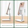 1PC Cell Phone Stand Phone Holder For Desk Bed Kitchen Adjustable Cell Phone Stand Dock Compatible With Android/iPhone/ipad