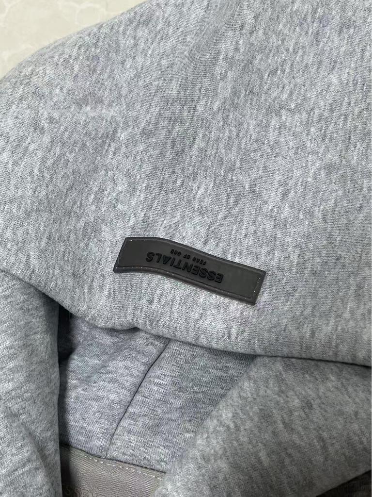 FOG ESSENTIALS Fleece Hoodie Set: High Street Trendy Brand with Original Packaging Bag.
