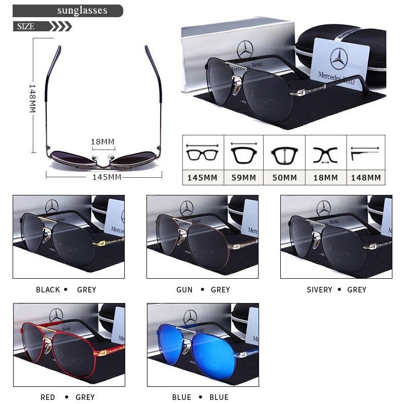 Car Sticker For Mercedes Benz A B C E S V Class GLB GLC GLE AMG Pilot SLK SLC ML Car High Men Anti Glare Driver Goggles Polarize